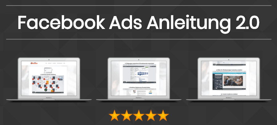 Facebook Ads Anleitung 2.0 von Nico Lampe - Zur profitablen Facebook Werbeanzeige - Review Erfahrungen